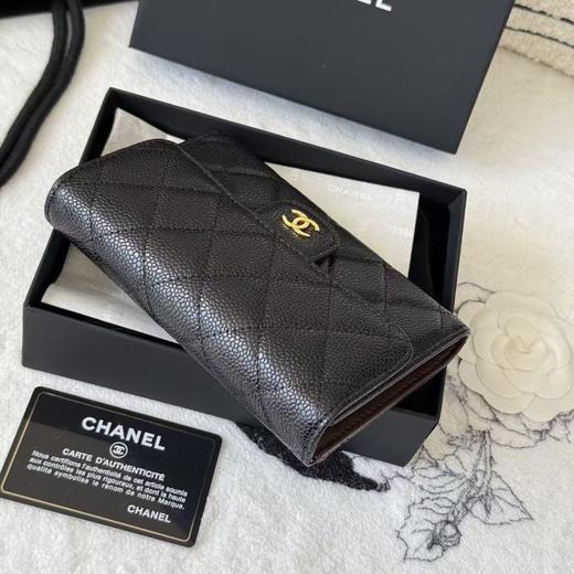 香奈儿  三折钱包  进口鱼子酱球纹牛皮（LZ） 商品图4