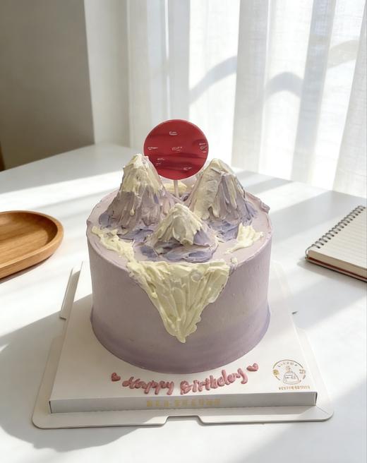 【优品系列】---【粉紫雪山】蛋糕 商品图1