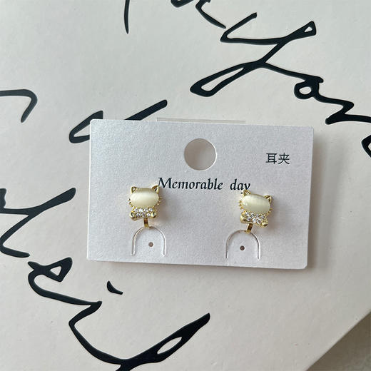 早春温柔耳饰耳夹-纪念日百货门店同款169100242 商品图2