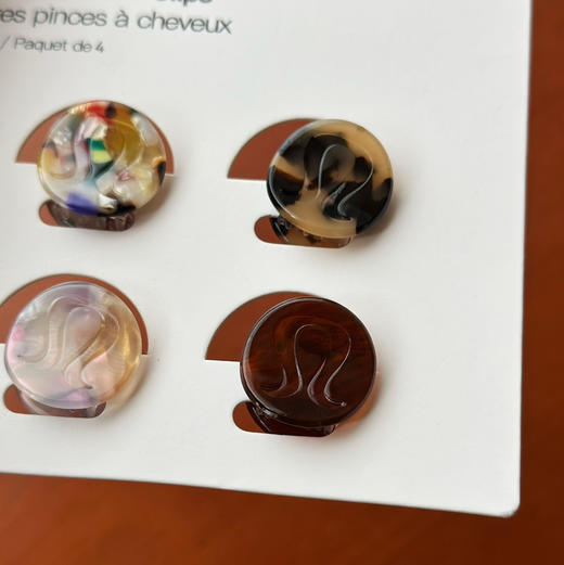 lu刘海夹 迷你醋酸小抓夹碎发夹四个 商品图8