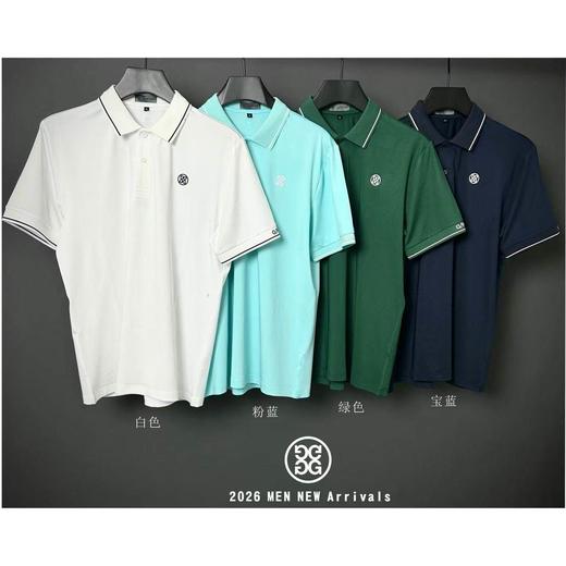 高尔夫服装新款男士G家短袖T恤吸汗舒适简约高端户外运动速干球衣 商品图4