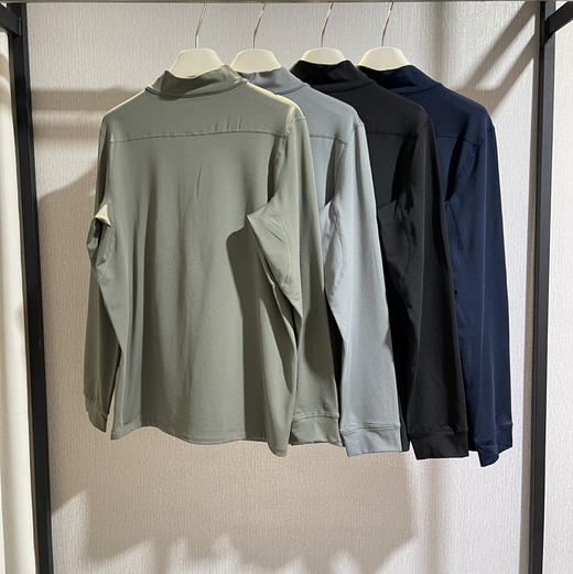 鸟家RHO LT zip半拉链加绒长袖衫打底衫012702 商品图1