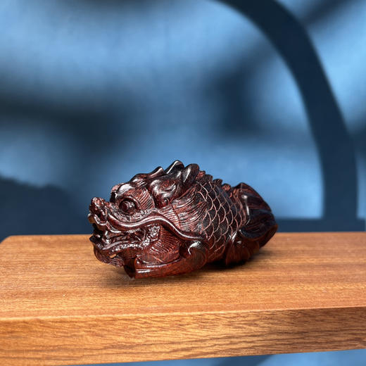 年货节｜迷罗元和堂 鱼化龙 鲤鱼化龙摆件长约7cm 高约3.5cm【器悟雅玩】 商品图1