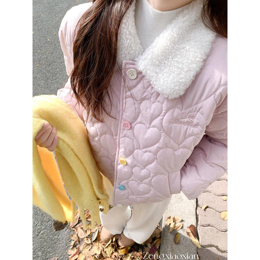 <曾小咸推荐> 2.5 现货秒杀 ！微信超特价！韩系毛领爱心格外套 日常289.99 立减140 秒杀149.99！！ 商品图3