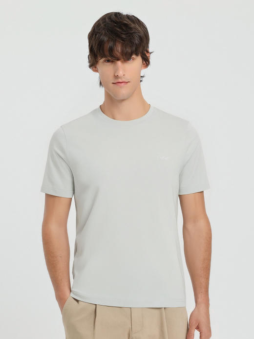 callisto浅绿液氨棉logoT恤 商品图2