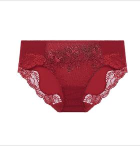 华歌尔金标浮世浪漫中腰三角型内裤WP33H5