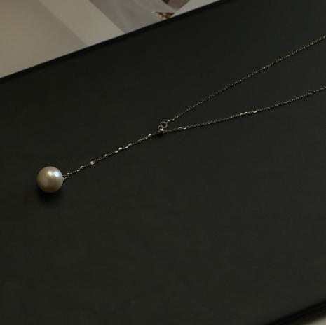 恋随心动 吊坠项链 11-12mm 微微瑕 超亮光泽 商品图2