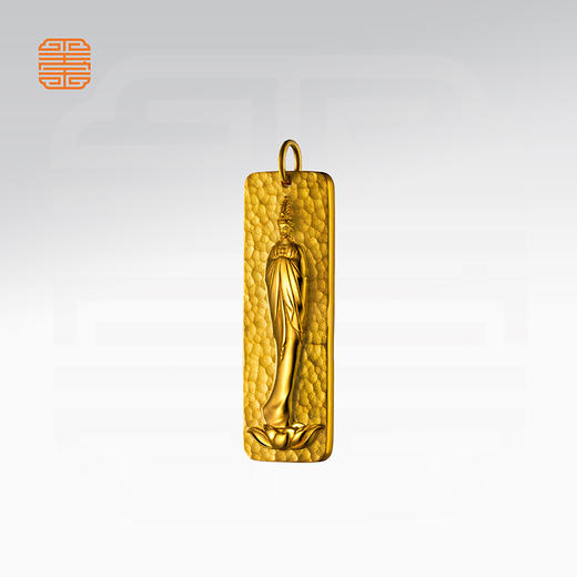 玺匠金铺《云影》足金9999 黄金吊坠挂件礼物 商品图2