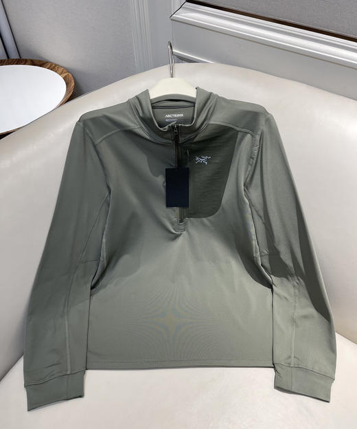 鸟家RHO LT zip半拉链加绒长袖衫打底衫012702 商品图6