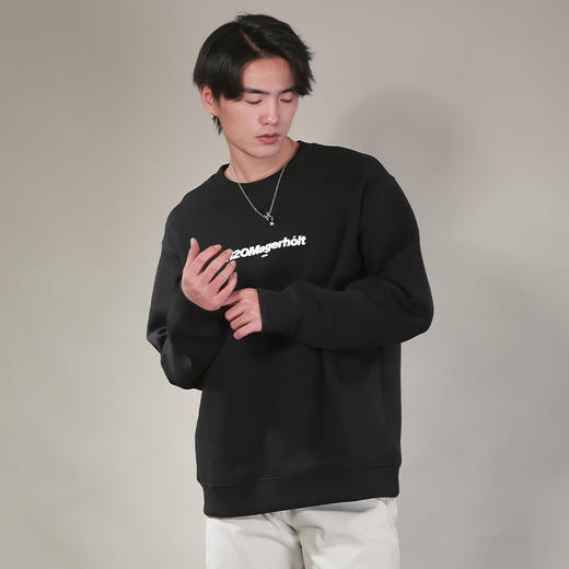 DRONKOO 2026 圆领前撞色胶印字母中厚卫衣 商品图2