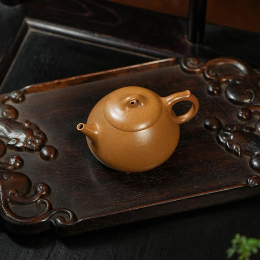 龙德堂陶艺 徐飞制《金权》原矿金砂段 230cc 库存请咨询客服 商品图3