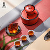 【彼达思】陆宝福照万家盖碗茶组高端喜庆富贵红陶瓷茶器 商品缩略图1