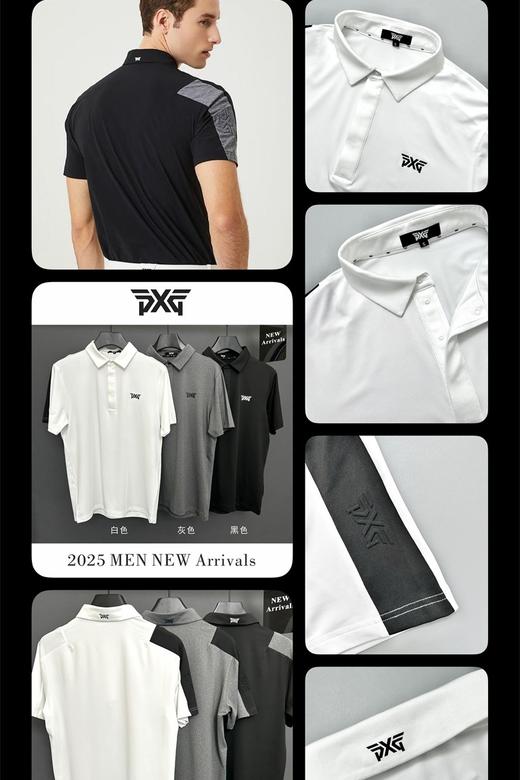 高尔夫服装25年夏季男士短袖T恤时尚简约高端户外休闲运动球衣 商品图5