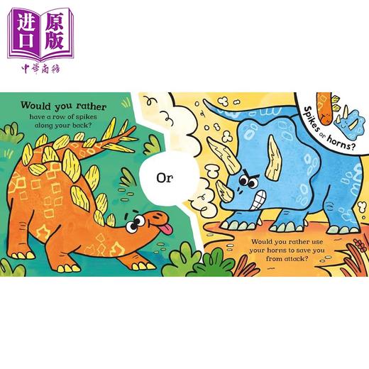 【中商原版】英文原版童书 Would You Rather 共3册 你更爱的可能是动物Animals 恐龙Dinosaurs 节日 儿童绘本 亲子互动图画书 商品图4
