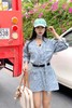 LNNNS 复古文艺条纹休闲牛仔连衣裙 22225 商品缩略图2