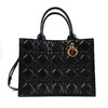 【95新】Dior迪奥Book Tote 手袋M1324OWHP_M900中号黑色全皮Book Tote五格托特包手提单肩包女士260126NJS30 商品缩略图0