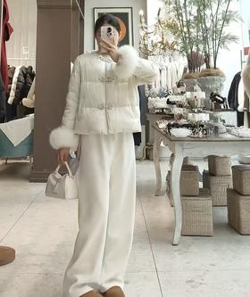 【门店同款】ENJOY冬季“暖冬雅致”素雪听禅中式羽绒外套 168045165