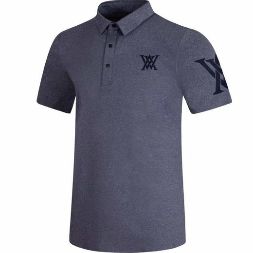 韩国原单ANEW高尔夫服装男士短袖T恤运动高端透气时尚修身速干衣 商品图1