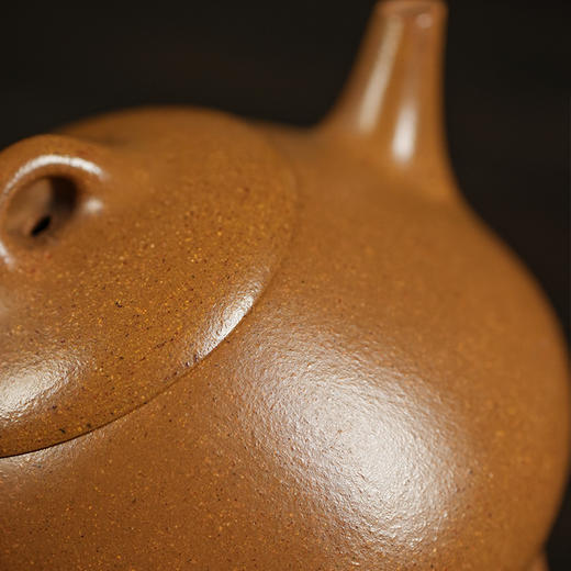 龙德堂陶艺 徐飞制《金权》原矿金砂段 230cc 库存请咨询客服 商品图4