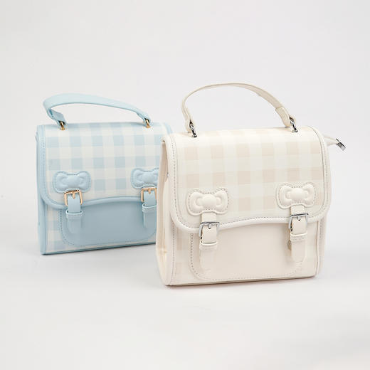 格纹元素质感时装包包双肩包-纪念日百货门店同款169259165 商品图0