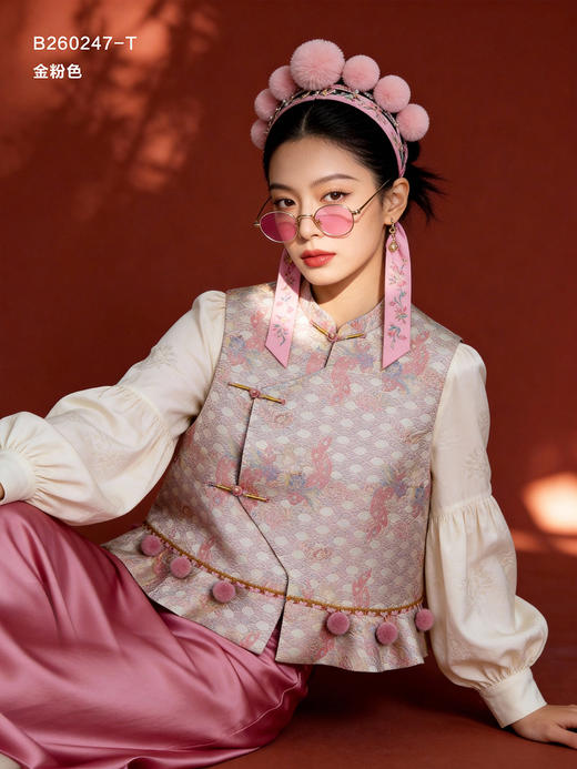 B260247-T宋锦马甲 商品图0