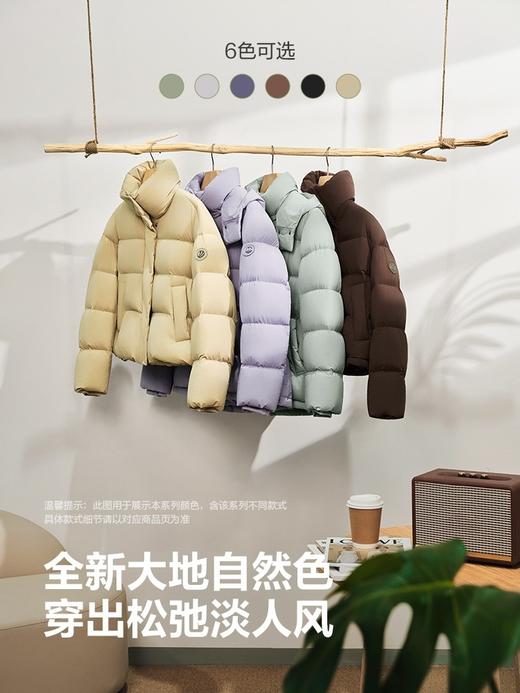 【白月光】波司登25新款短款羽绒服女舒适生活收腰弹力保暖小蛮腰 商品图5