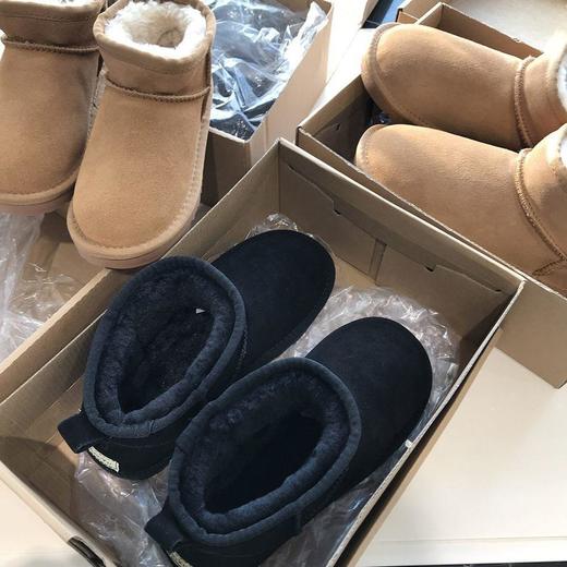 断码价~拼手速！亲子款！2026反绒牛皮加厚加毛保暖短筒雪地靴！ 商品图2