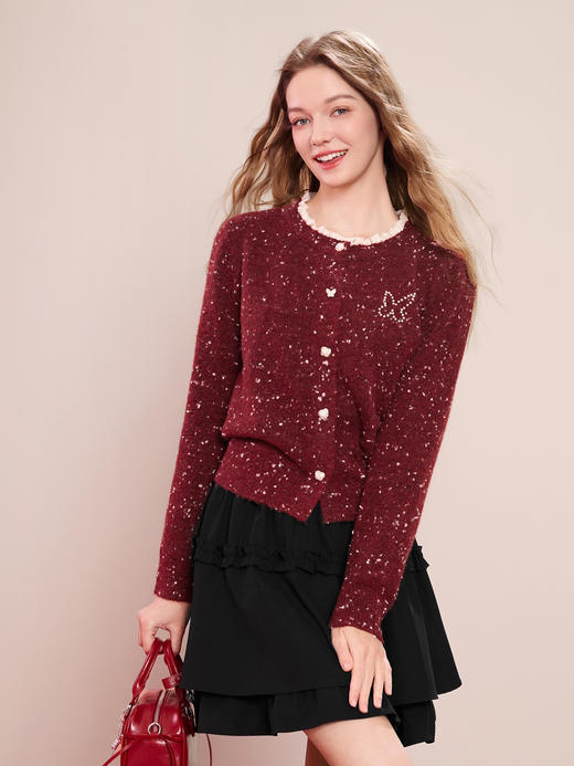 【百图lulu定制】【浪花半裙】双层浪花裙摆  橡筋收腰 A字短裙 商品图8