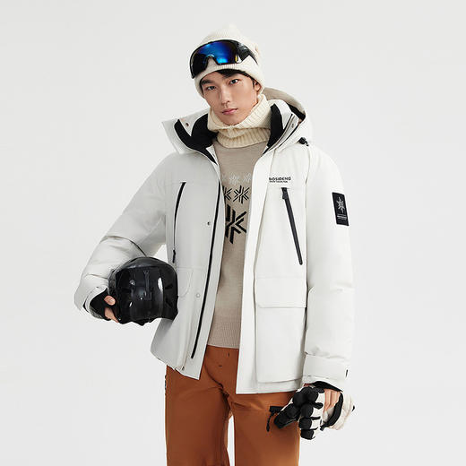 波司登2025新款冬季羽绒服男女同款冰雪运动保暖滑雪连帽防风御寒 商品图1