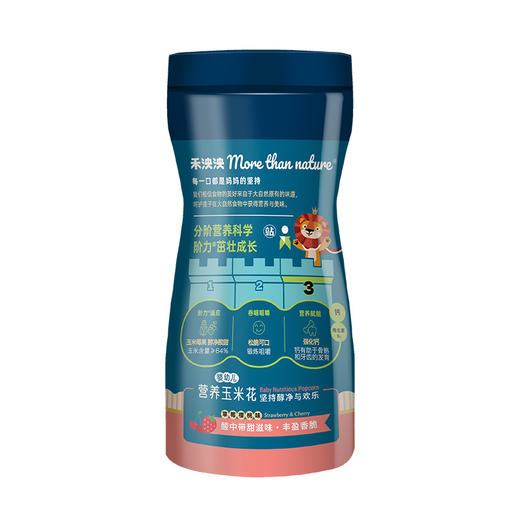 禾泱泱婴幼儿营养玉米花-草莓樱桃味/原味19g 商品图1