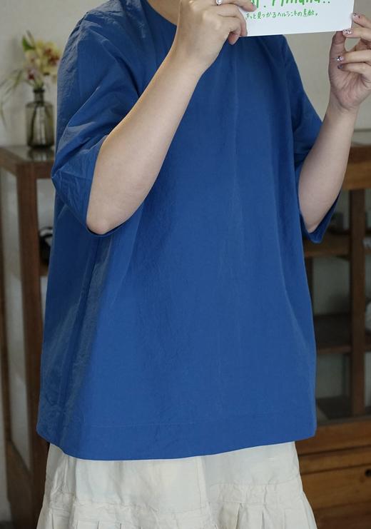 CASEY/CASEY 粉笔府绸简约短袖上衣(SIMPLE TOP) 商品图1