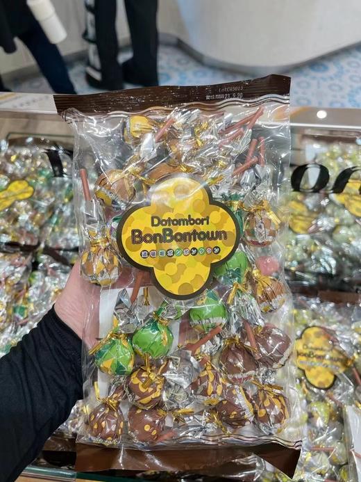 日本道顿堀BonBonTown系列24枚袋装巧克力棒棒糖 商品图2