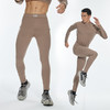OMG运动 【绒感高弹力】紧身裤男打底裤运动紧身长裤健身裤子加绒 商品缩略图3