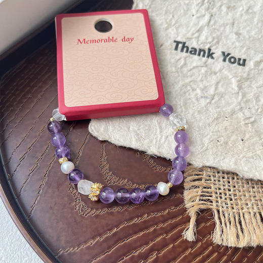 韩系紫色气质手串-纪念日百货门店同款169150590 商品图2