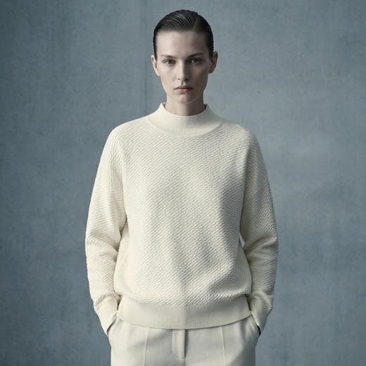 KINGDEER/KD 秋冬新款女式长袖羊绒衫L805632鹿王 红色 商品图10