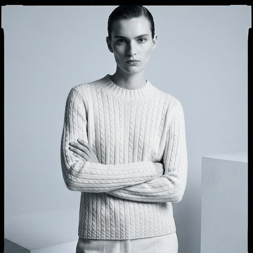 KINGDEER/KD 秋冬新款女式长袖羊绒衫L805705鹿王 红色 商品图6