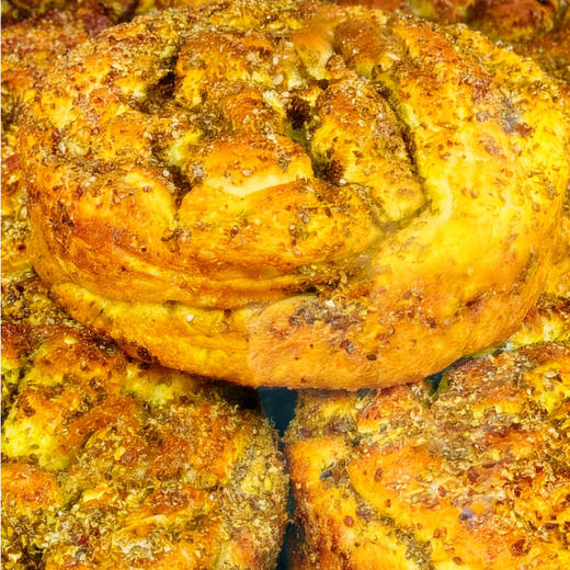 青海西宁老东关下南关清真胡麻馍馍无糖有糖馍馍香酥旅游纪念650g 商品图3