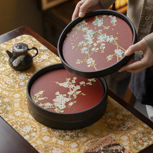 新岁中国红茶盘系列 | 马上有「福」，踏雪寻梅，美好的仪式感在都茶盘上 商品图1