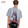 【不宠系列】BJHG不计后果 杜宾短袖男夏季宽松纯棉凉感印花t恤女 商品缩略图2