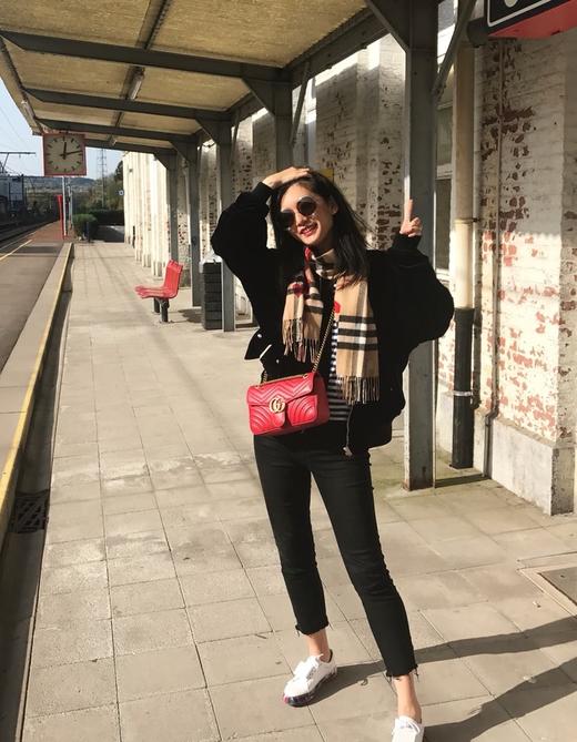 GU马蒙法棍包纯牛皮单肩斜挎经典包 商品图10