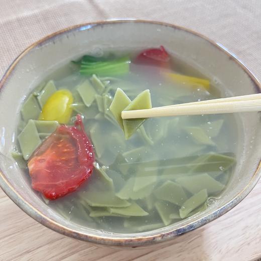 砂地红光头旗花面片(原味、菠菜味、胡萝卜味、鸡蛋味、山药味）100g/袋 商品图9