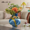【彼达思】罗比罗丹 繁花似锦A花瓶 珐琅彩餐桌客厅玄关家居乔迁礼品 商品缩略图1