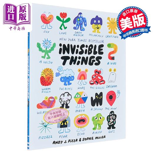 【中商原版】看见看不见英文原版 Andy J Pizza Invisible Things 英文原版 亲子绘本 儿童情感感受学习图画书 精装绘本进口儿童读物 商品图1