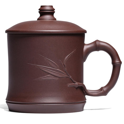 宜兴紫砂杯丨宜兴紫砂杯 泡茶杯 办公室杯 马克杯  手工刻绘 过滤内胆 大容量 方便泡茶 中式美学雅器 多款可选 商品图4