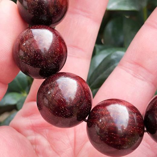 【青山特惠】2.0*12颗，5星超爆星 小叶紫檀手串 t16 商品图4