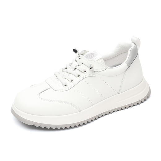 信诺时尚妈妈鞋厚底软底小白鞋女百搭休闲板鞋运动鞋2026春季新款6C5261-3T 商品图4