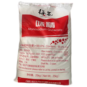 【YMHR】味精  梅花味精  25kg大袋  无盐味精  餐饮商用