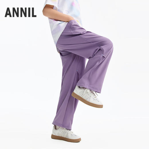 男女童全腰梭织单裤夏季新款安奈儿童装EM626573 商品图1