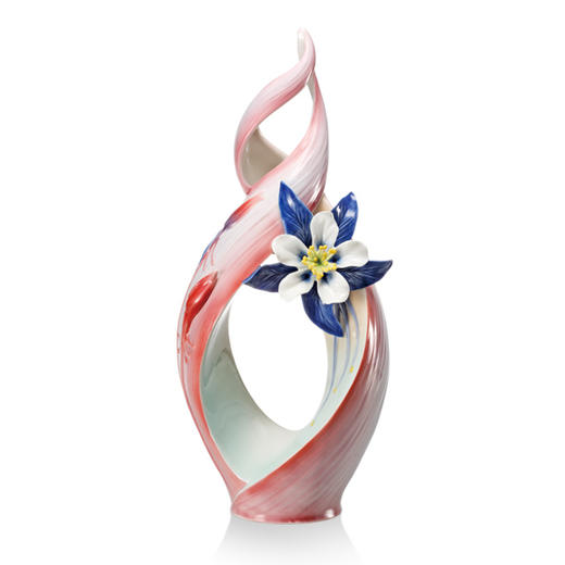 【彼达思】法蓝瓷幻彩仙子花瓶 商品图0