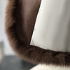 冬季毛领保暖羽绒服高级感环保皮草大衣CS 商品缩略图3